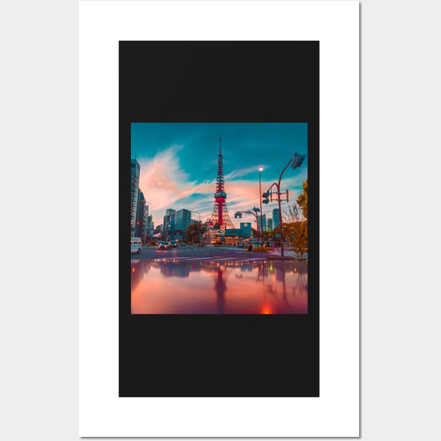 Tokyo Tower Wall Art by RLan